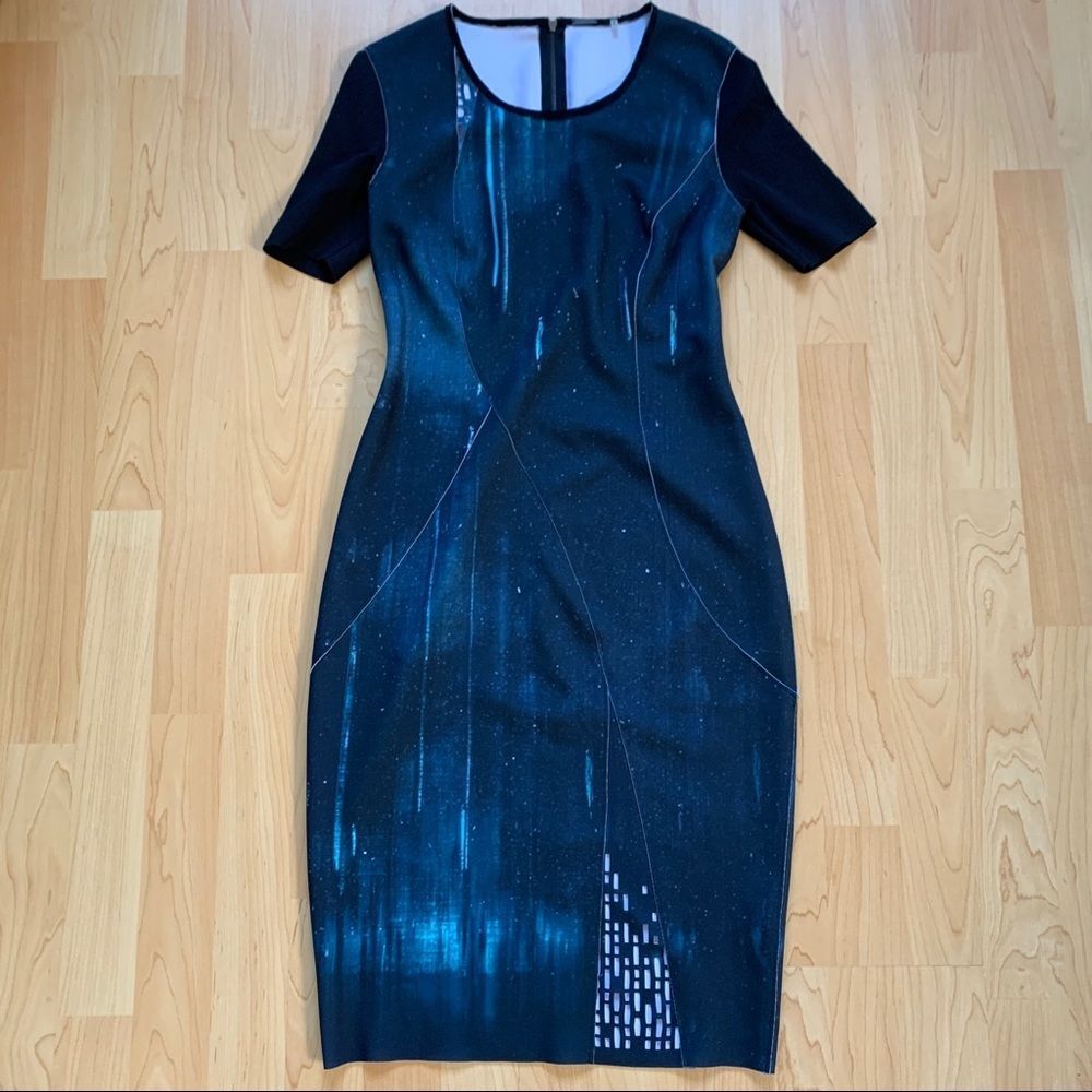 Printed Elie Tahari Dress Size 2